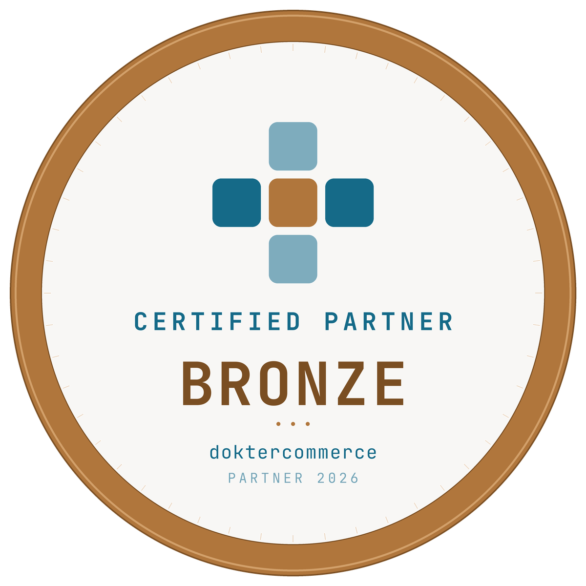 DokterCommerce Certified Bronze Partner Badge